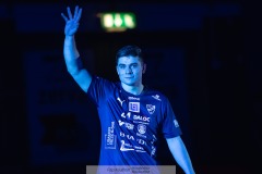 20231229 IFK Skövdes Jacob GUSTAVSSON under handbollsmatchen i Handbollsligan herr mellan IFK Skövde och Eskilstuna Guif den 29 december 2023 i Skövde.