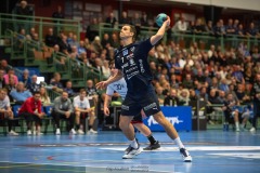 20231229 IFK Skövdes Jonas SAMUELSSON under handbollsmatchen i Handbollsligan herr mellan IFK Skövde och Eskilstuna Guif den 29 december 2023 i Skövde.