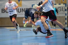 20231229 IFK Skövdes Viktor HALLÉN under handbollsmatchen i Handbollsligan herr mellan IFK Skövde och Eskilstuna Guif den 29 december 2023 i Skövde.