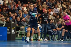 20231229 IFK Skövdes Jonas SAMUELSSON under handbollsmatchen i Handbollsligan herr mellan IFK Skövde och Eskilstuna Guif den 29 december 2023 i Skövde.