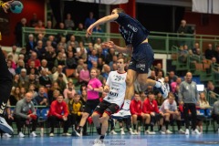 20231229 IFK Skövdes Jonas SAMUELSSON under handbollsmatchen i Handbollsligan herr mellan IFK Skövde och Eskilstuna Guif den 29 december 2023 i Skövde.