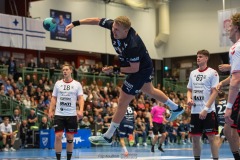 20231229 IFK Skövdes Markus SJÖBRINK under handbollsmatchen i Handbollsligan herr mellan IFK Skövde och Eskilstuna Guif den 29 december 2023 i Skövde.