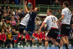 20231229 IFK Skövdes Daniel EKMAN under handbollsmatchen i Handbollsligan herr mellan IFK Skövde och Eskilstuna Guif den 29 december 2023 i Skövde.