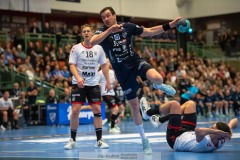 20231229 IFK Skövdes Jonas BURUD under handbollsmatchen i Handbollsligan herr mellan IFK Skövde och Eskilstuna Guif den 29 december 2023 i Skövde.