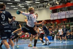 20231229 Eskilstuna Guifs Elias HALL under handbollsmatchen i Handbollsligan herr mellan IFK Skövde och Eskilstuna Guif den 29 december 2023 i Skövde.