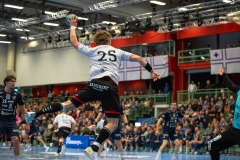 20231229 Eskilstuna Guifs Noel GUSTAFSON under handbollsmatchen i Handbollsligan herr mellan IFK Skövde och Eskilstuna Guif den 29 december 2023 i Skövde.