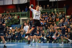 20231229 Eskilstuna Guifs Melker NORRMAN under handbollsmatchen i Handbollsligan herr mellan IFK Skövde och Eskilstuna Guif den 29 december 2023 i Skövde.