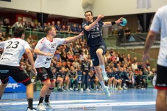 20231229 IFK Skövdes Jonas BURUD under handbollsmatchen i Handbollsligan herr mellan IFK Skövde och Eskilstuna Guif den 29 december 2023 i Skövde.