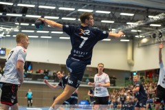 20231229 IFK Skövdes Jonas SAMUELSSON under handbollsmatchen i Handbollsligan herr mellan IFK Skövde och Eskilstuna Guif den 29 december 2023 i Skövde.