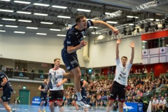 20231229 IFK Skövdes Jonas SAMUELSSON under handbollsmatchen i Handbollsligan herr mellan IFK Skövde och Eskilstuna Guif den 29 december 2023 i Skövde.