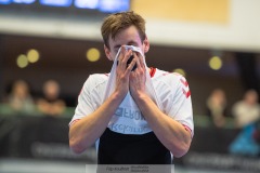 20231229 Eskilstuna Guifs Richard HANISCH under handbollsmatchen i Handbollsligan herr mellan IFK Skövde och Eskilstuna Guif den 29 december 2023 i Skövde.