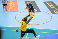 20231229 IFK Skövdes Jonas SAMUELSSON under handbollsmatchen i Handbollsligan herr mellan IFK Skövde och Eskilstuna Guif den 29 december 2023 i Skövde.