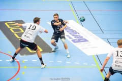 20231229 IFK Skövdes Adam LJUNGQUIST under handbollsmatchen i Handbollsligan herr mellan IFK Skövde och Eskilstuna Guif den 29 december 2023 i Skövde.