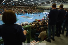 20231229 Överblicksbild under handbollsmatchen i Handbollsligan herr mellan IFK Skövde och Eskilstuna Guif den 29 december 2023 i Skövde.