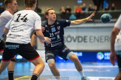 20231229 IFK Skövdes Linus GUSTAVSSON under handbollsmatchen i Handbollsligan herr mellan IFK Skövde och Eskilstuna Guif den 29 december 2023 i Skövde.