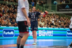 20231229 IFK Skövdes Jonas BURUD under handbollsmatchen i Handbollsligan herr mellan IFK Skövde och Eskilstuna Guif den 29 december 2023 i Skövde.