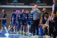 20231229 Känslor under handbollsmatchen i Handbollsligan herr mellan IFK Skövde och Eskilstuna Guif den 29 december 2023 i Skövde.