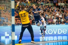 20231229 IFK Skövdes Isak BORG under handbollsmatchen i Handbollsligan herr mellan IFK Skövde och Eskilstuna Guif den 29 december 2023 i Skövde.