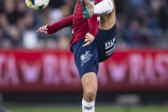 251122 ÖIS Noah Christoffersson under fotbollsmatchen i kvalet till Allsvenskan mellan Örgryte IS och IFK Norrköping den 22 november 2025 på Gamla Ullevi i Göteborg.