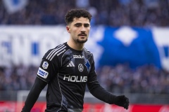 251122 IFK Norrköpings Ismet Lushaku under fotbollsmatchen i kvalet till Allsvenskan mellan Örgryte IS och IFK Norrköping den 22 november 2025 på Gamla Ullevi i Göteborg.