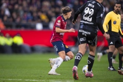 251122 ÖIS Charlie Vindehall under fotbollsmatchen i kvalet till Allsvenskan mellan Örgryte IS och IFK Norrköping den 22 november 2025 på Gamla Ullevi i Göteborg.