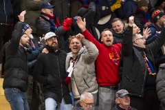 251122 Publik jublar efter att Noah Christofferssongjort 3-0 under fotbollsmatchen i kvalet till Allsvenskan mellan Örgryte IS och IFK Norrköping den 22 november 2025 på Gamla Ullevi i Göteborg.