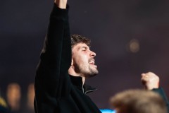 20251130 ÖIS Daniel Paulson under firandet av ÖIS avancemang till Allsvenskan den 30 november 2025 i Göteborg.