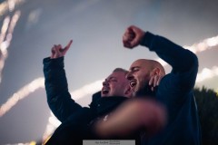 20251130 ÖIS Amel Mujanic under firandet av ÖIS avancemang till Allsvenskan den 30 november 2025 i Göteborg.