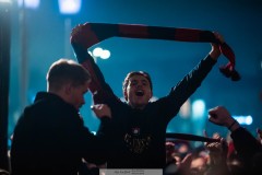 20251130 ÖIS Owen Parker-Price under firandet av ÖIS avancemang till Allsvenskan den 30 november 2025 i Göteborg.