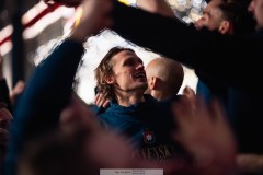 20251130 ÖIS Charlie Vindehall under firandet av ÖIS avancemang till Allsvenskan den 30 november 2025 i Göteborg.