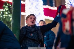 20251130 ÖIS Isak Dahlqvist under firandet av ÖIS avancemang till Allsvenskan den 30 november 2025 i Göteborg.