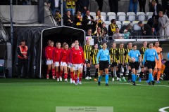 20240810 under fotbollsmatchen i Uefa Womens Champions League mellan BK Häcken och Arsenal WFC den 18 september 2024 på Bravida Arena i Göteborg.