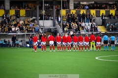 20240810 Arsenal under fotbollsmatchen i Uefa Womens Champions League mellan BK Häcken och Arsenal WFC den 18 september 2024 på Bravida Arena i Göteborg.