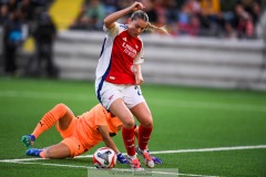 20240810 Arsenals Alessia Russo under fotbollsmatchen i Uefa Womens Champions League mellan BK Häcken och Arsenal WFC den 18 september 2024 på Bravida Arena i Göteborg.