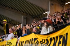 20240810 Publik under fotbollsmatchen i Uefa Womens Champions League mellan BK Häcken och Arsenal WFC den 18 september 2024 på Bravida Arena i Göteborg.