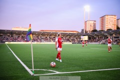 20240810 Arsenals Beth Mead under fotbollsmatchen i Uefa Womens Champions League mellan BK Häcken och Arsenal WFC den 18 september 2024 på Bravida Arena i Göteborg.