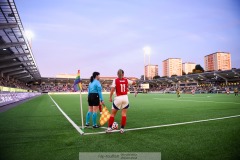 20240810 Arsenals Katie McCabe under fotbollsmatchen i Uefa Womens Champions League mellan BK Häcken och Arsenal WFC den 18 september 2024 på Bravida Arena i Göteborg.