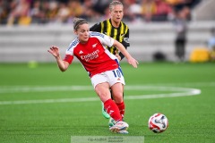 20240810 Arsenals Kim Little under fotbollsmatchen i Uefa Womens Champions League mellan BK Häcken och Arsenal WFC den 18 september 2024 på Bravida Arena i Göteborg.