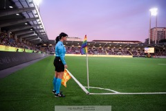 20240810 under fotbollsmatchen i Uefa Womens Champions League mellan BK Häcken och Arsenal WFC den 18 september 2024 på Bravida Arena i Göteborg.