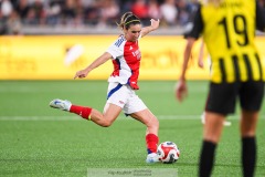 20240810 Arsenals Mariona Caldentey under fotbollsmatchen i Uefa Womens Champions League mellan BK Häcken och Arsenal WFC den 18 september 2024 på Bravida Arena i Göteborg.