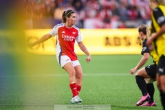 20240810 Arsenals Mariona Caldentey under fotbollsmatchen i Uefa Womens Champions League mellan BK Häcken och Arsenal WFC den 18 september 2024 på Bravida Arena i Göteborg.