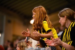 20240810 Publik under fotbollsmatchen i Uefa Womens Champions League mellan BK Häcken och Arsenal WFC den 18 september 2024 på Bravida Arena i Göteborg.