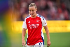 20240810 Arsenals Beth Mead under fotbollsmatchen i Uefa Womens Champions League mellan BK Häcken och Arsenal WFC den 18 september 2024 på Bravida Arena i Göteborg.