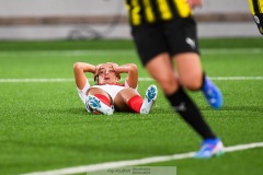 20240810 Arsenals Rosa Kafaji under fotbollsmatchen i Uefa Womens Champions League mellan BK Häcken och Arsenal WFC den 18 september 2024 på Bravida Arena i Göteborg.