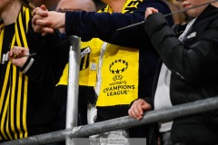 20240810 Publik under fotbollsmatchen i Uefa Womens Champions League mellan BK Häcken och Arsenal WFC den 18 september 2024 på Bravida Arena i Göteborg.