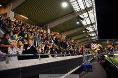 20240810 Publik under fotbollsmatchen i Uefa Womens Champions League mellan BK Häcken och Arsenal WFC den 18 september 2024 på Bravida Arena i Göteborg.