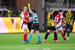 20240810 Arsenals Frida Maanum under fotbollsmatchen i Uefa Womens Champions League mellan BK Häcken och Arsenal WFC den 18 september 2024 på Bravida Arena i Göteborg.