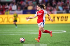 20240810 Arsenals Codina Panedas under fotbollsmatchen i Uefa Womens Champions League mellan BK Häcken och Arsenal WFC den 18 september 2024 på Bravida Arena i Göteborg.