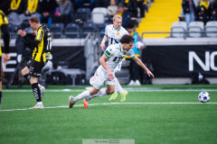 20260419 GAIS William Milovanovic under fotbollsmatchen i Allsvenskan mellan BK Häcken och GAIS den 19 april 2026 på Nordic Wellness Arena i Göteborg. 
Foto: Filip Kauffeldt