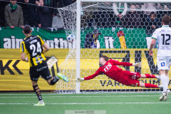 20260419 GAIS Andreas Hermansen under fotbollsmatchen i Allsvenskan mellan BK Häcken och GAIS den 19 april 2026 på Nordic Wellness Arena i Göteborg. 
Foto: Filip Kauffeldt